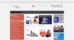 Desktop Screenshot of globos-publicidad.com